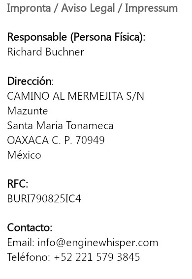 contact: info@enginewhisper.com